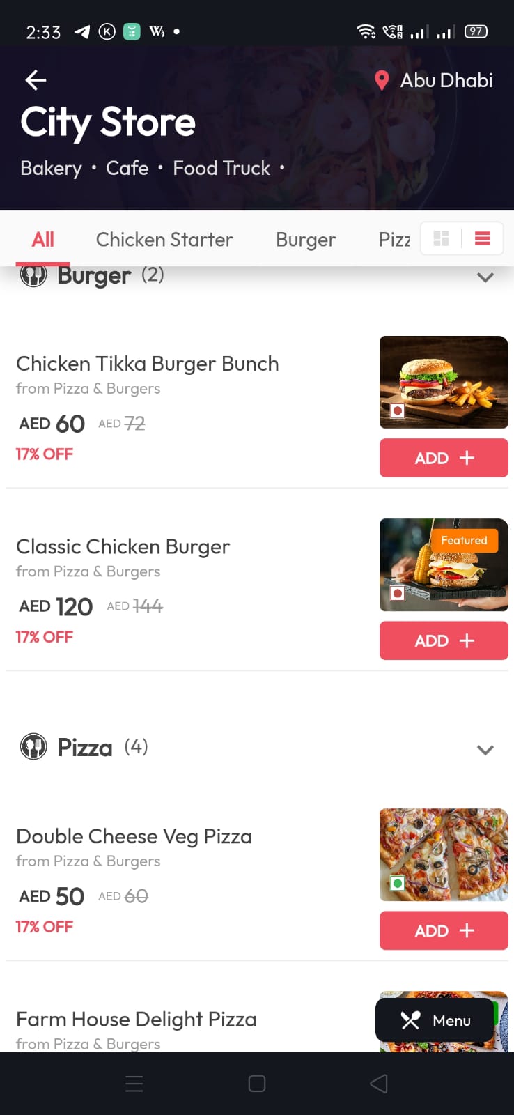 Total savings screen with this weeks saving hacks.